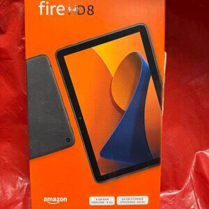 BNIB Amazon Fire HD 8 tablet, 8” HD Display, 4GB memory, 64GB, Black